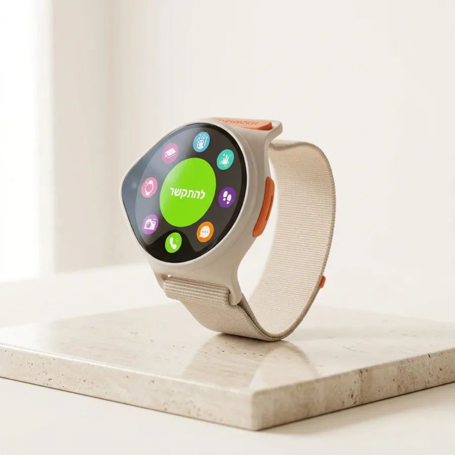 שעון NickWatch על כן אבן בסטודיו מואר