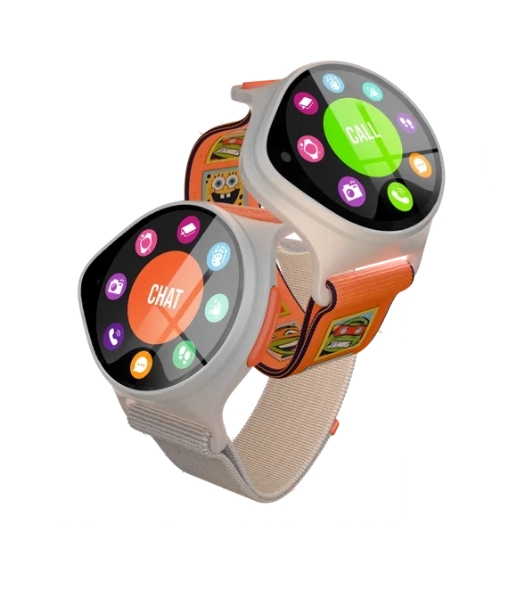 שני שעוני NickWatch עם רצועות מאוירות בדמויות